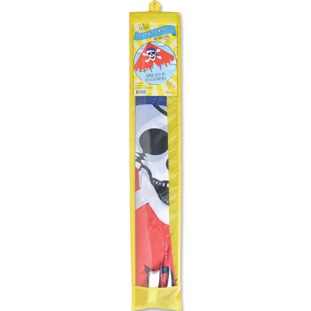 Pirate Delta Kite - Red (Bold Innovations)