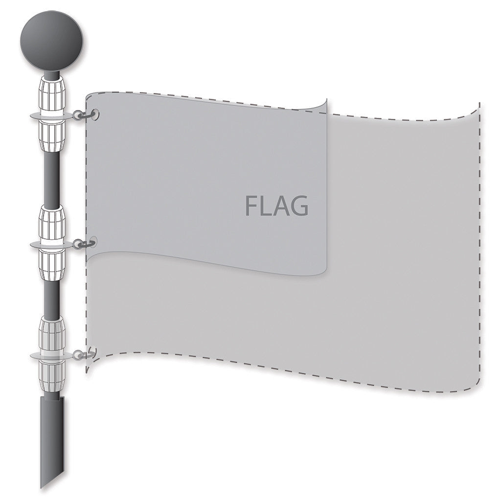 13 ft. Deluxe Flag Pole