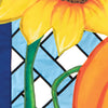 Elite Oversized Lattice Flag - Harvest Pumpkin