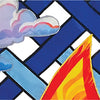 Elite Oversized Lattice Flag - Welcome Sun
