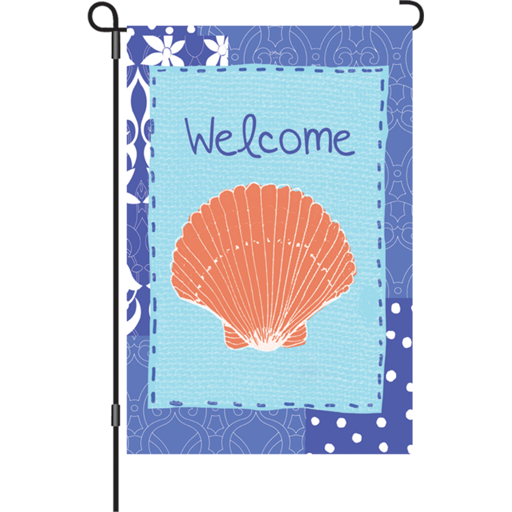 12 in. Flag - Coastal Shell