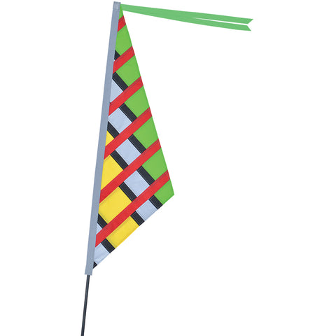 SoundWinds Reflective Sail Recumbent Bike Flag - Tropical