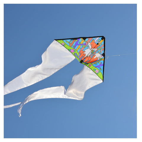 Coloring Kite - Fox