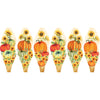 19 in. Pop-Open Hot Air Balloon - Fall Pumpkins