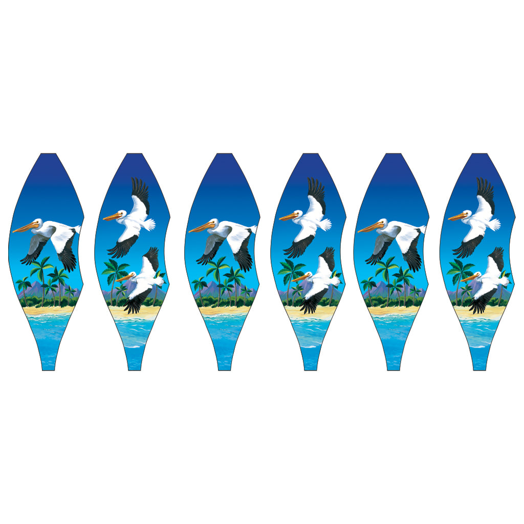 19 in. Pop-Open Hot Air Balloon - Pelicans