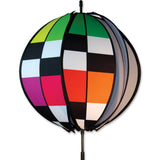 15 in. Ball Spinner - Rainbow Checkerboard