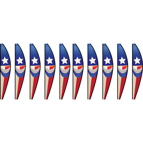 22 in. Hot Air Balloon - Vintage Patriotic