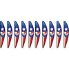 22 in. Hot Air Balloon - Vintage Patriotic