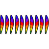 12 in. Hot Air Balloon - Chevron Rainbow