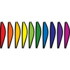 12 in. Hot Air Balloon - Rainbow