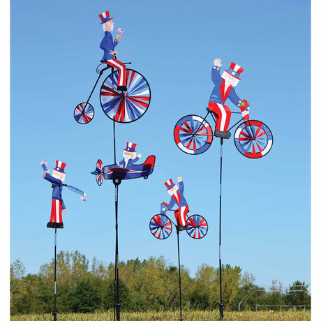 High Wheel Bike Spinner - Uncle Sam