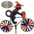 20 in. Bike Spinner - Halloween Cat with Reflective Wheels