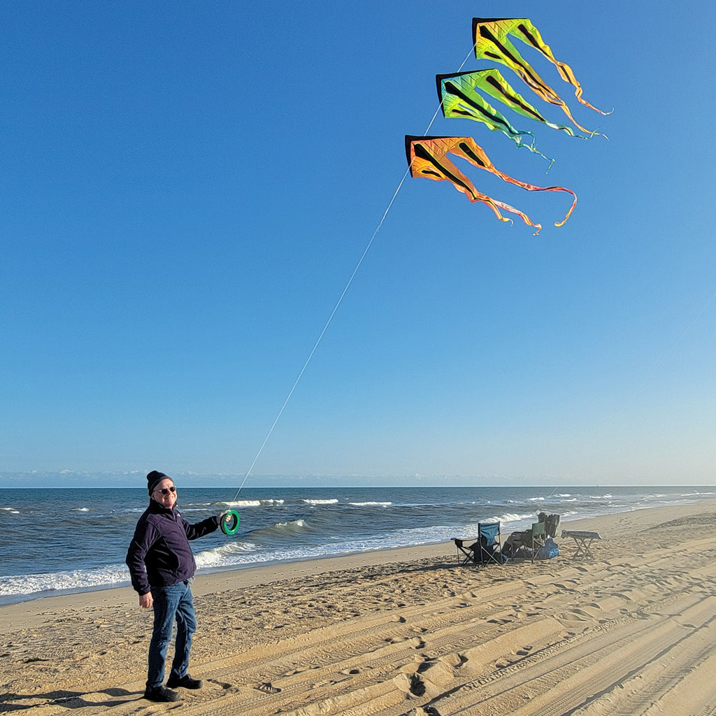 Shock Train Flo-Train Delta Three Kite Train