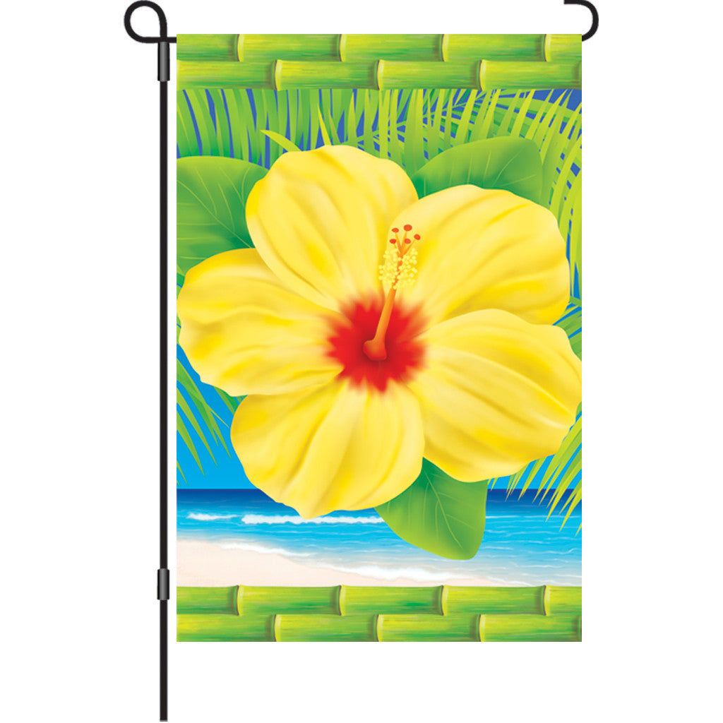 12 In Flag  - Tropical Hibiscus