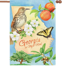 28 in. Flag - Georgia