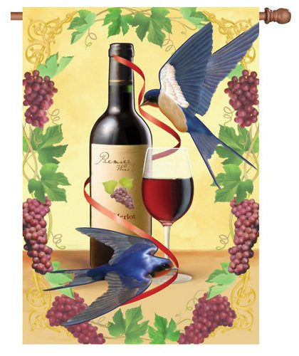 28 in. Flag - Swallows of Capistrano