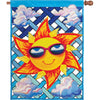Elite Lattice Flag - Welcome Sun
