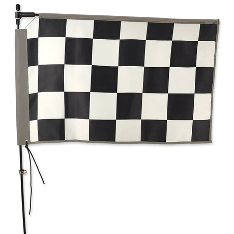Rectangular Bike Flag - Racing Checks