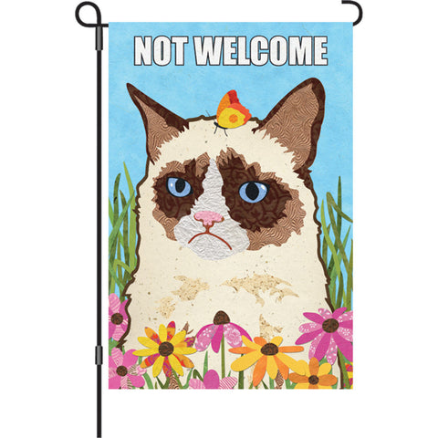 12 in. Flag - Not Welcome
