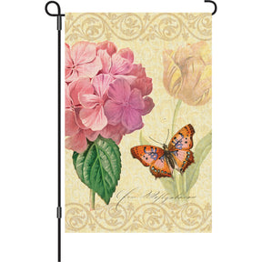 12 in. Flag - Botanical Fresh Pink