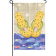 12 in. Flag - Yellow Flip Flops