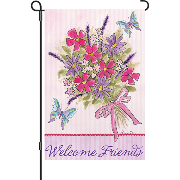 12 in. Flag - Bouquet For Friends