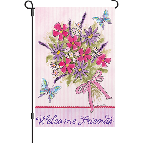12 in. Flag - Bouquet For Friends