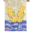 28 in. Flag - Yellow Flip Flops