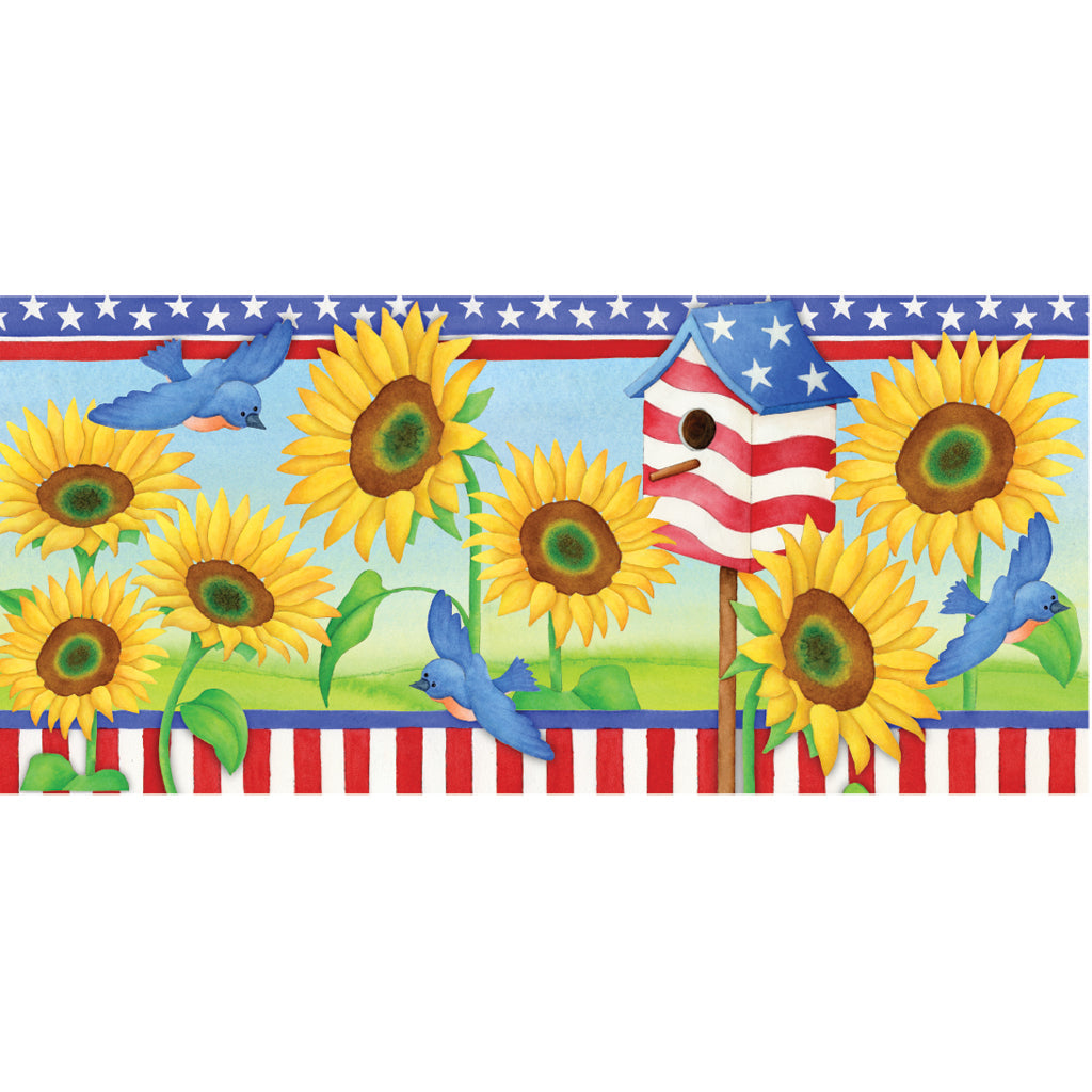 Windsock - Patriotic Sunflower
