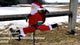 WhirliGig Spinner - Running Santa