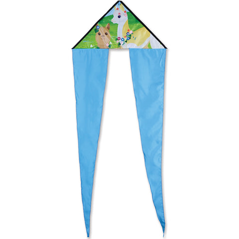 Zippy Flo-Tail Delta Kite - Alpacas
