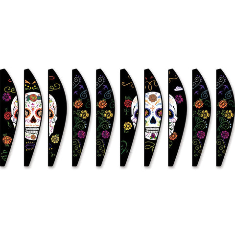 22 in. Hot Air Balloon - Day of the Dead Black