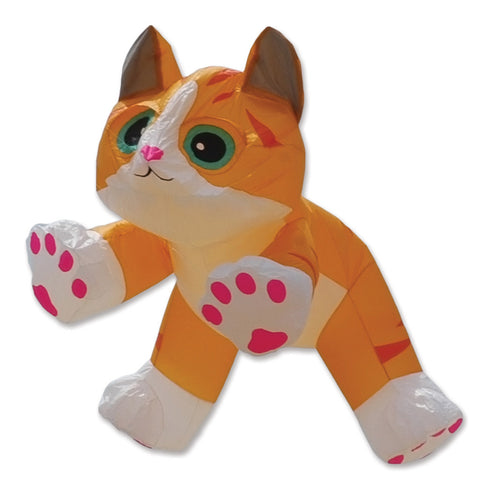 4 ft. Ginger Tabby Kitten Line Device for Kites
