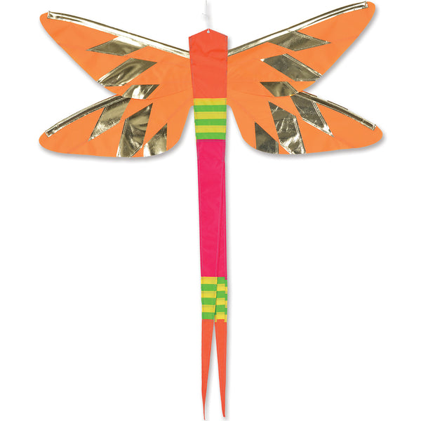 SoundWinds David Ti Damselfly Hanging Banner - Yellow