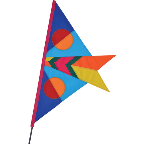 SoundWinds David Ti Falcon Bike Flag - Blue