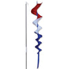 SoundWinds David Ti Medium Fusilli Spinning Bike Windsock - Patriotic