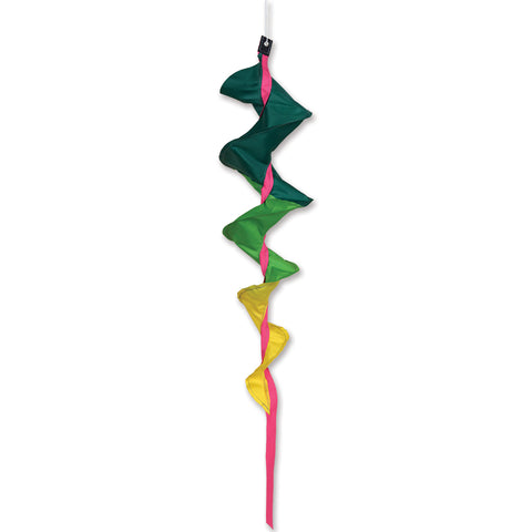 SoundWinds Small Fusilli Spinning Windsock - Green