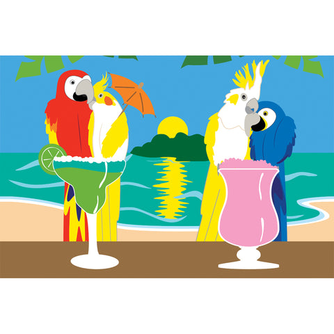 60 In. Applique Windsock - 5 O'Clock Somewhere