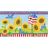 28 in. Windsock - Patriotic Sunflowers