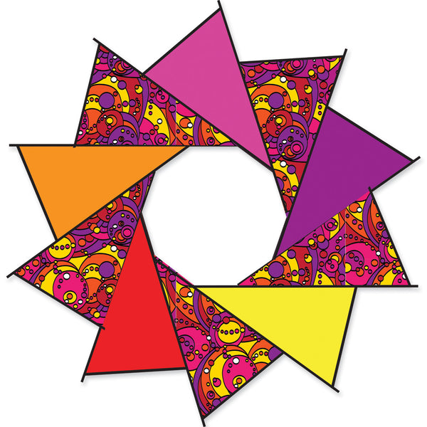 40 in. F-Stop Spinner for Kites and Line - Warm Orbit